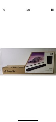 lg sl4y 300w 2.1 ch soundbar with wireless sub
