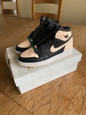 Pre-Owned Nike Air Jordan 1 Retro High OG GS Size 5.5Y Crimson Tint 575441-081