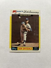 1982 Topps Don Drysdale # 42 Kmart L.A. Dodgers Near Mint!