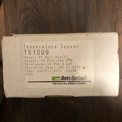 TCS BASYS CONTROLS TS1009 / TS1009 (NEW OPEN BOX / OLD STOCK)