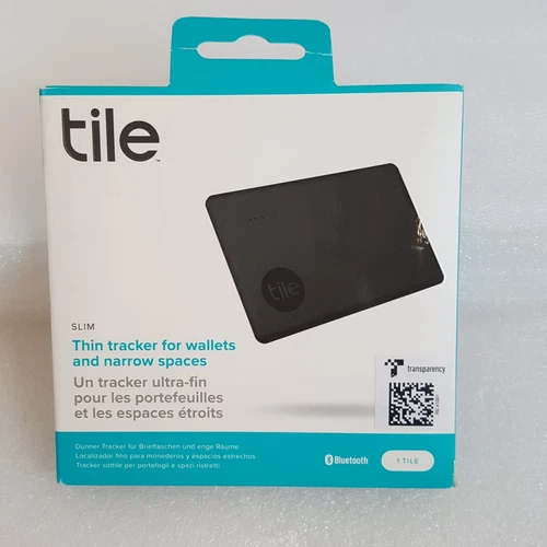 OPEN BOX   !!! Tile Slim Bluetooth Trackers, Black T7001
