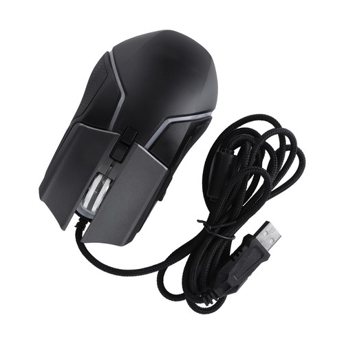Gaming Mouse Adjustable Dpi Mechanical Ergonomic Rgb Lighting Wired Mice For MPF - Picture 6 of 24