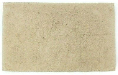 Premium Hotel Badematte 50 x 80 cm 100 % Baumwolle tiefer Pfahl rutschfest weich & saugfähig