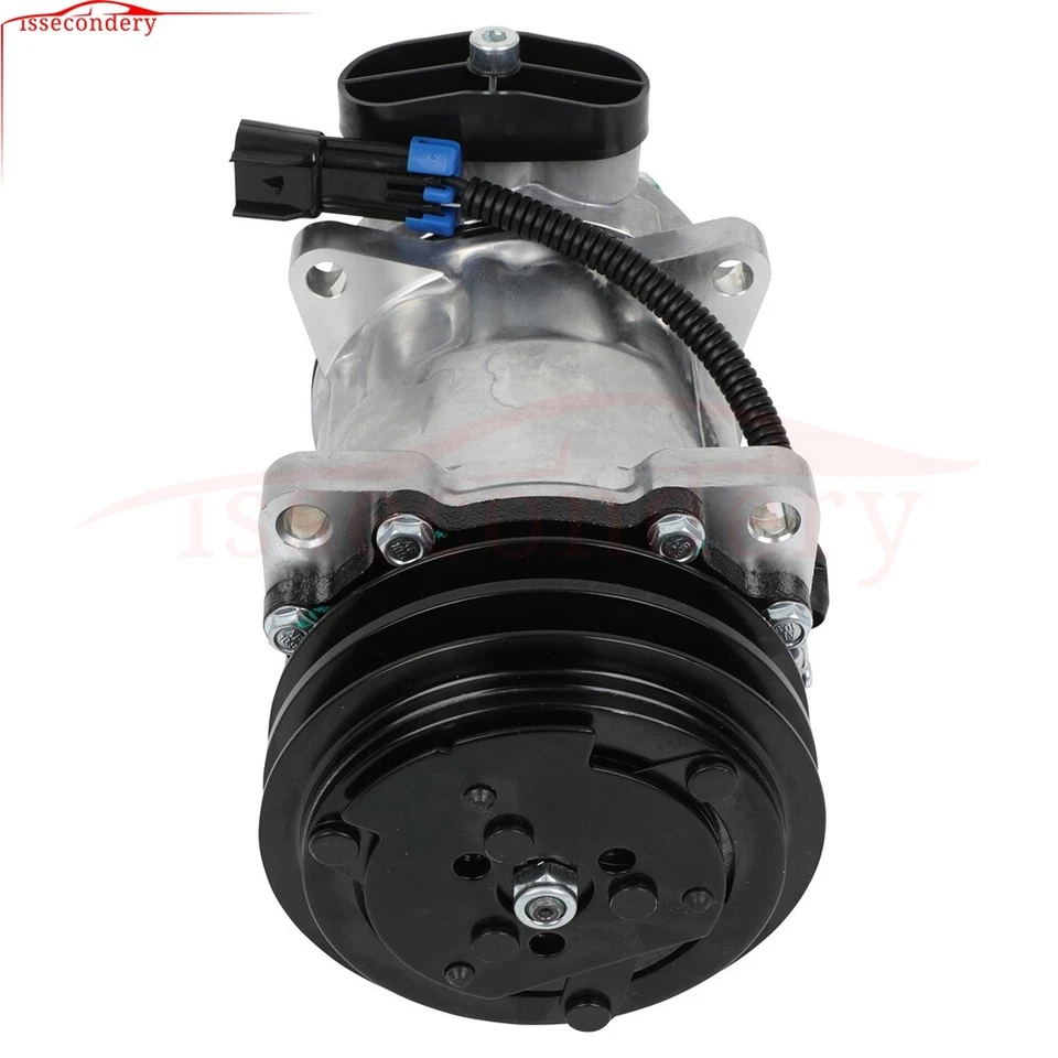 Compresor de aire acondicionado para 1987-2011 Peterbilt 320 1987-2007 Peterbilt 379 T600A SD7H16 Foto 4 de 4