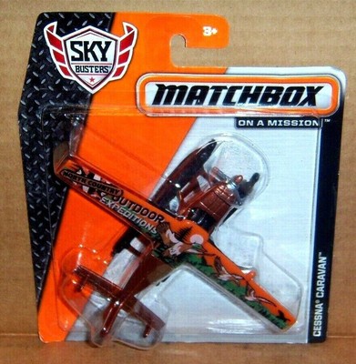 2014 Matchbox Sky Busters - CESSNA CARAVAN - Airplane - 1:64 Scale