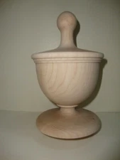 WOOD FINIAL UNFINISHED FOR NEWEL POST FINIAL OR CAP  Finial #16