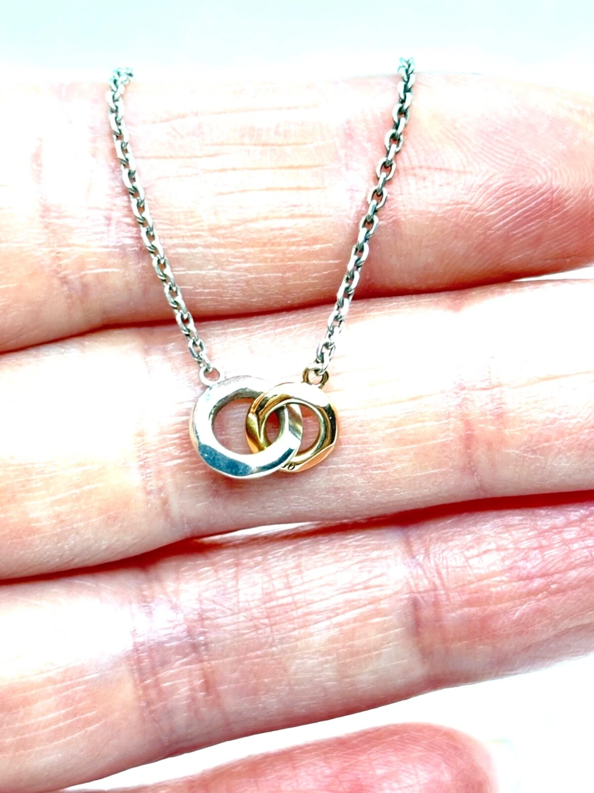 DUNE LONDON Links of London 20 20 Silver & 18ct Rose G Mini Pendant