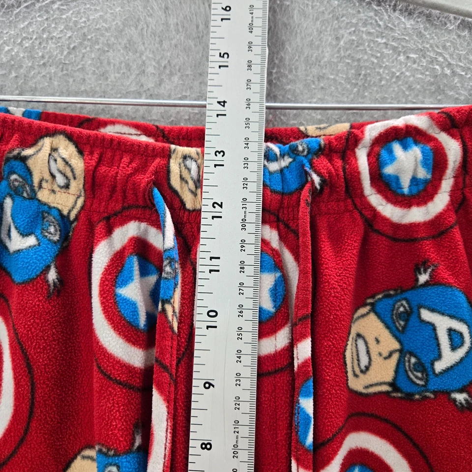 Pantalones de pijama de lana rojos medianos de Marvel Comics para mujer Capitán América Foto 4 de 4