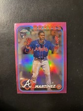 2024 Topps Chrome J.P. Martinez #294 Pink Refractor RC Atlanta Braves