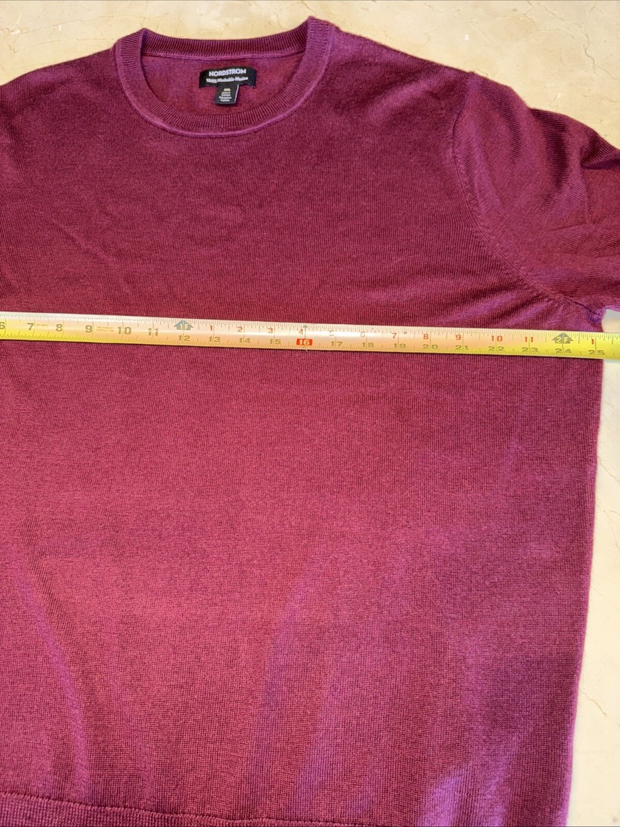 NORDSTROM BRAND MENS MERINO WOOL PULLOVER/SWEATER SIZE XXL $99 | eBay