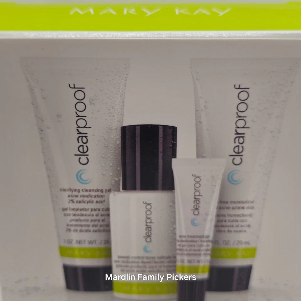 Mary Kay Clear Proof Go Set Sistema de Acné Tamaño de Viaje Caducado 12/22 Nuevo en Caja Foto 2 de 4