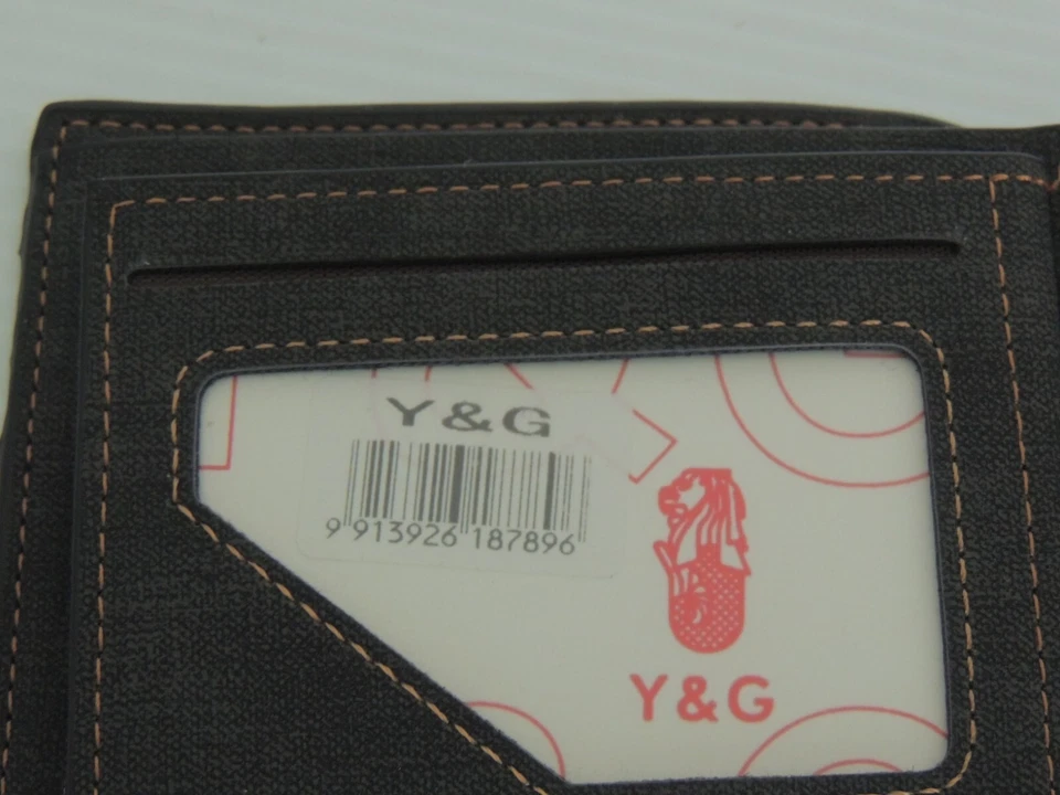 Singapur HOMBRE Y&G Cartera Nueva FRONTAL SINGAPURE LOTE DE SECCIÓN bonito regalo Foto 4 de 4