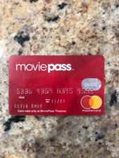 MoviePass RED Card Rare Memorabilia Collectors Item Unsigned