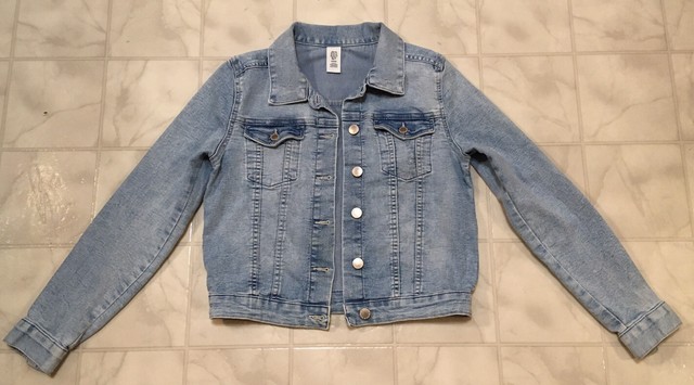 h and m girls denim jacket