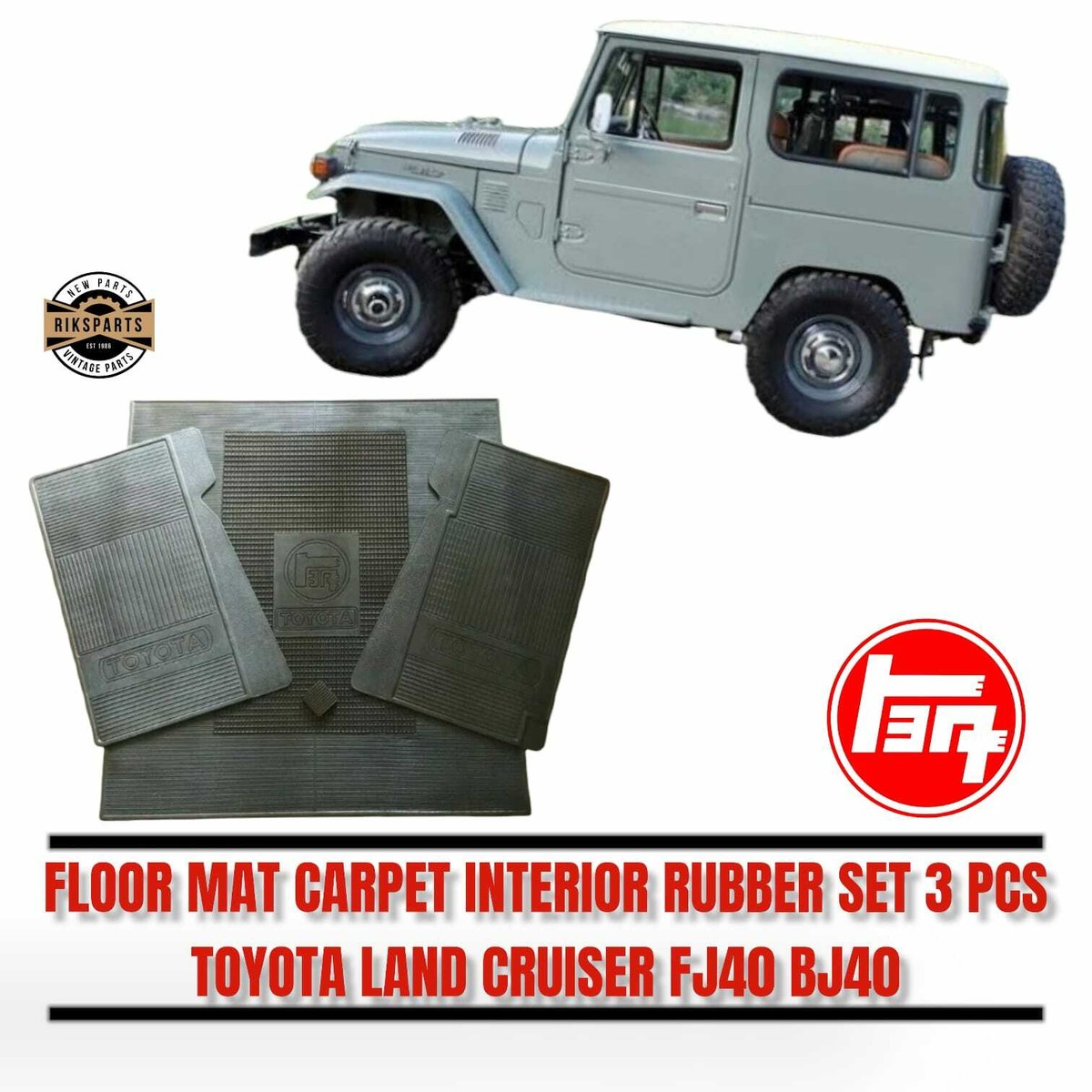 TOYOTA LAND CRUISER FJ40 BJ40 FLOOR MAT FLOOR CARPET INTERIOR