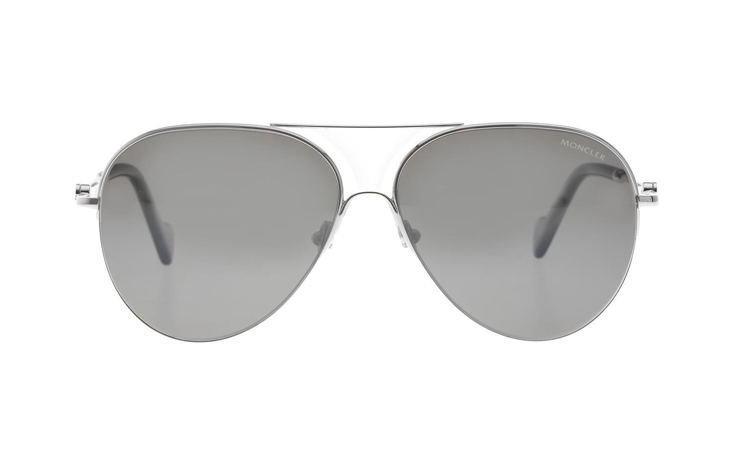 Moncler ML0168 16D Блестящая серебряная оправа для солнцезащитных очков с металлическим зеркалом Aviator 60-13-145 41490₽