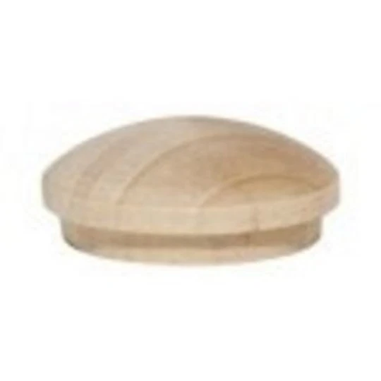 25 Natural Maple 1" Button Style Screw Hole Plugs or Covers - Image 2 of 4
