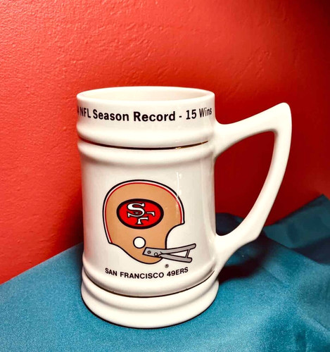 Ceramic Beer Stein 1984 NFL SAN FRANCISCO 49ers 15 Wins