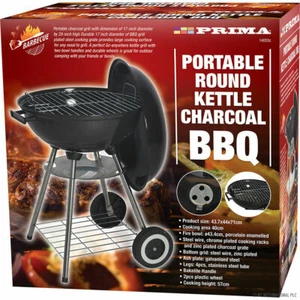 Barbecue BBQ Grill Portable en extérieur Charcoal Cooking Grill 14" Patio rond