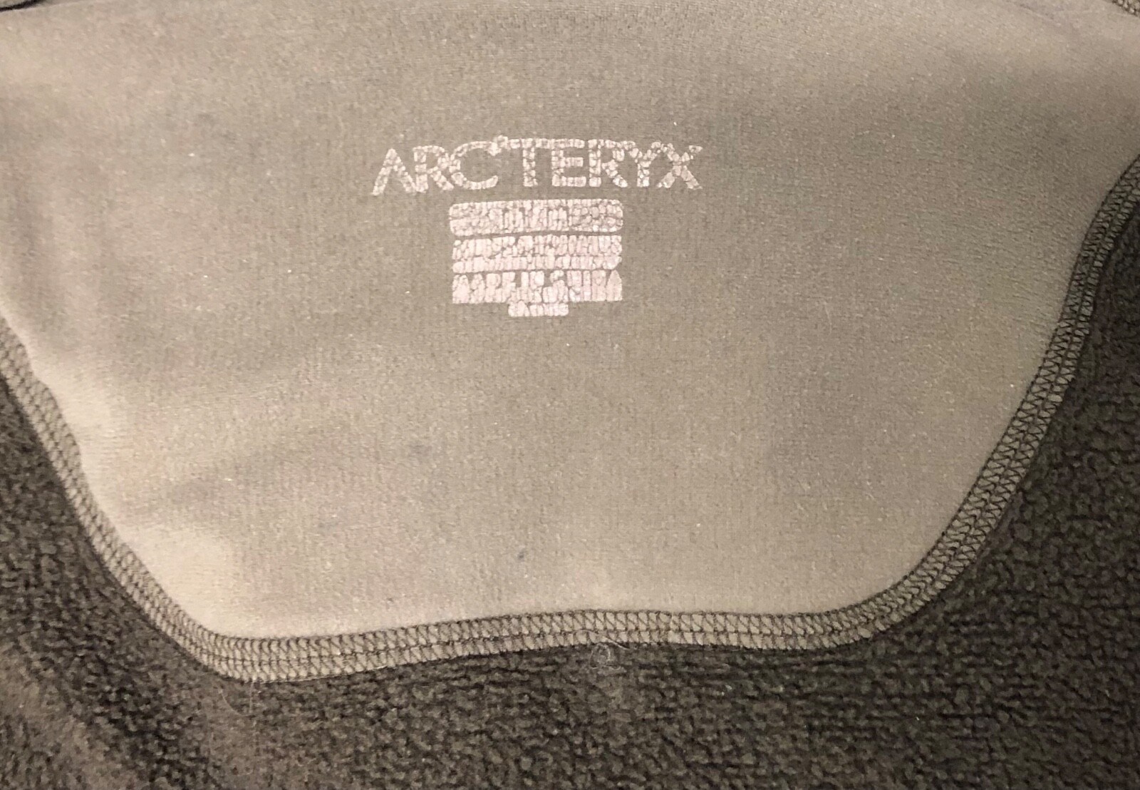 ARC'TERYX ARC’TERYX GIACCA PILE MARRONE OLIVA POLARTEC FULL ZIP LOGO RICAMATO TG M L