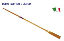 REMO IN LEGNO PALA PIATTA PATTINO LANCIA BARCA 48 MM REMI MOSCONE SALVATAGGIO