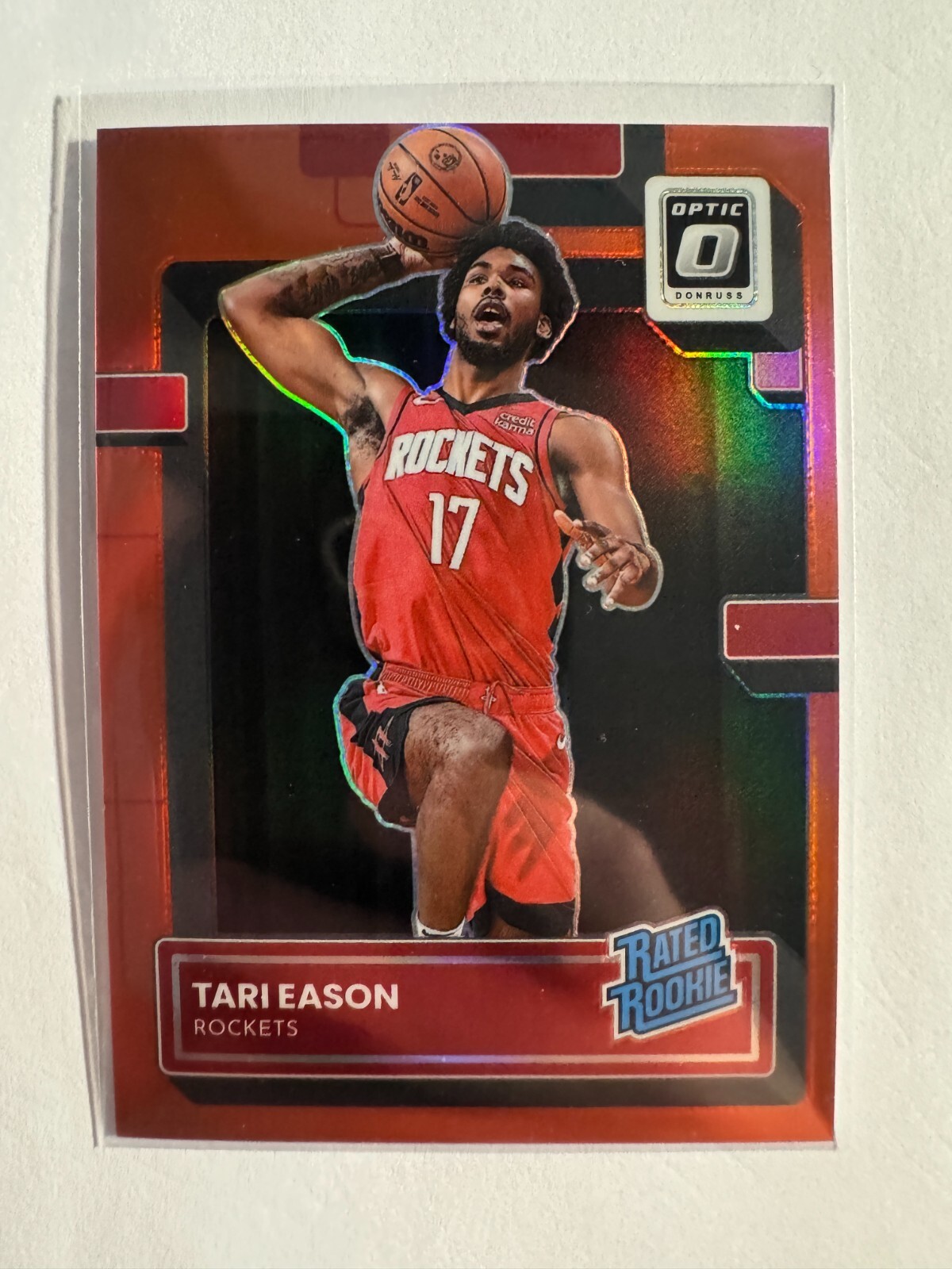 K206,699 - 2022-23 Donruss Optic Red #203 Tari Eason RR #/99