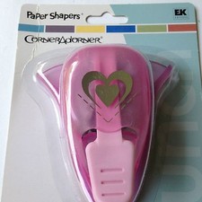 EK Success Corner Adorner  Love x 3" Punch PSPCDC04C - NEW