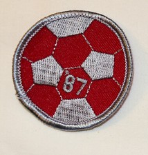Soccer Patches - 3" embroidered with 87