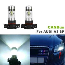 For AUDI A3 8P 2008-2013 No Error PS19W LED Daytime Running Light DRL Bulbs