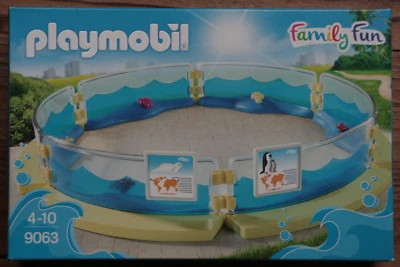 Playmobil Family Fun Aquarium/Zoo Bassin/Enclos pour animaux marins 9063 - Photo 1/3
