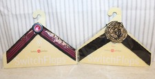  2-MP Set of 2 Lindsay Phillips  SWITCH FLOPS  Interchangeable Straps Sets - M