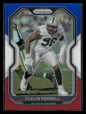 2020 Panini Prizm #135 Clelin Ferrell Prizm Red White and Blue Raiders