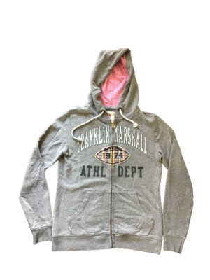 Franklin & Marshall Womens Sports Full Zip Cotton Hoodie XL