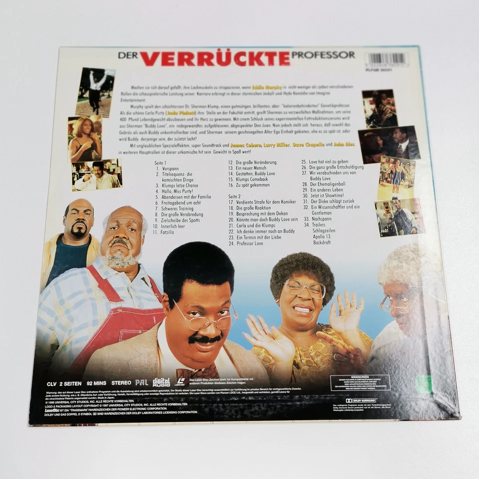 Laser Disk Disc - LD The Verrückte Professor - 1997 - Bild 2 von 4