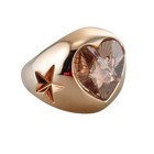 Baccarat Etoile Mon Coeur 18k Gold Vermeil Sterling Silver Crystal Heart and Sta