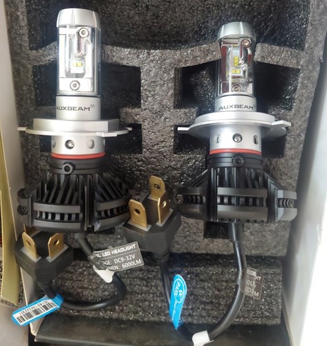 AUXBEAM X3 H4 LED Headlight Bulbs 6500k Bright White 6000LM - Bild 3 von 4