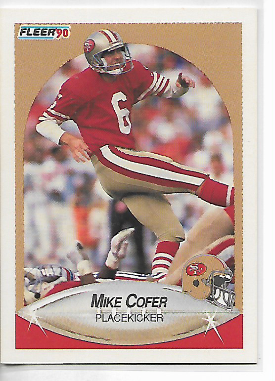 1990 Fleer Mike Cofer Card