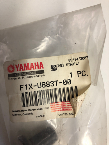 OEM ORIGINAL YAMAHA P/N F1X-U883T-00 STABILIZER BRACKET MARINE BOAT NEW - Picture 3 of 3