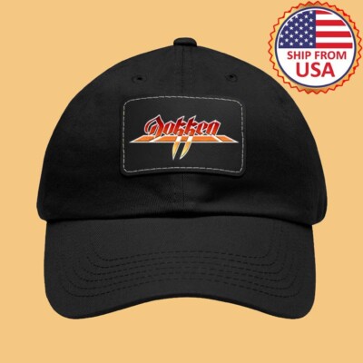 Dokken Rock Band Black Adjustable Dad Hat Cap Size Adult