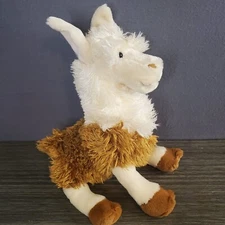 Douglas Llama Plush Brown & Cream Shaggy Floppy Soft Stuffed Animal 12" #1432.1