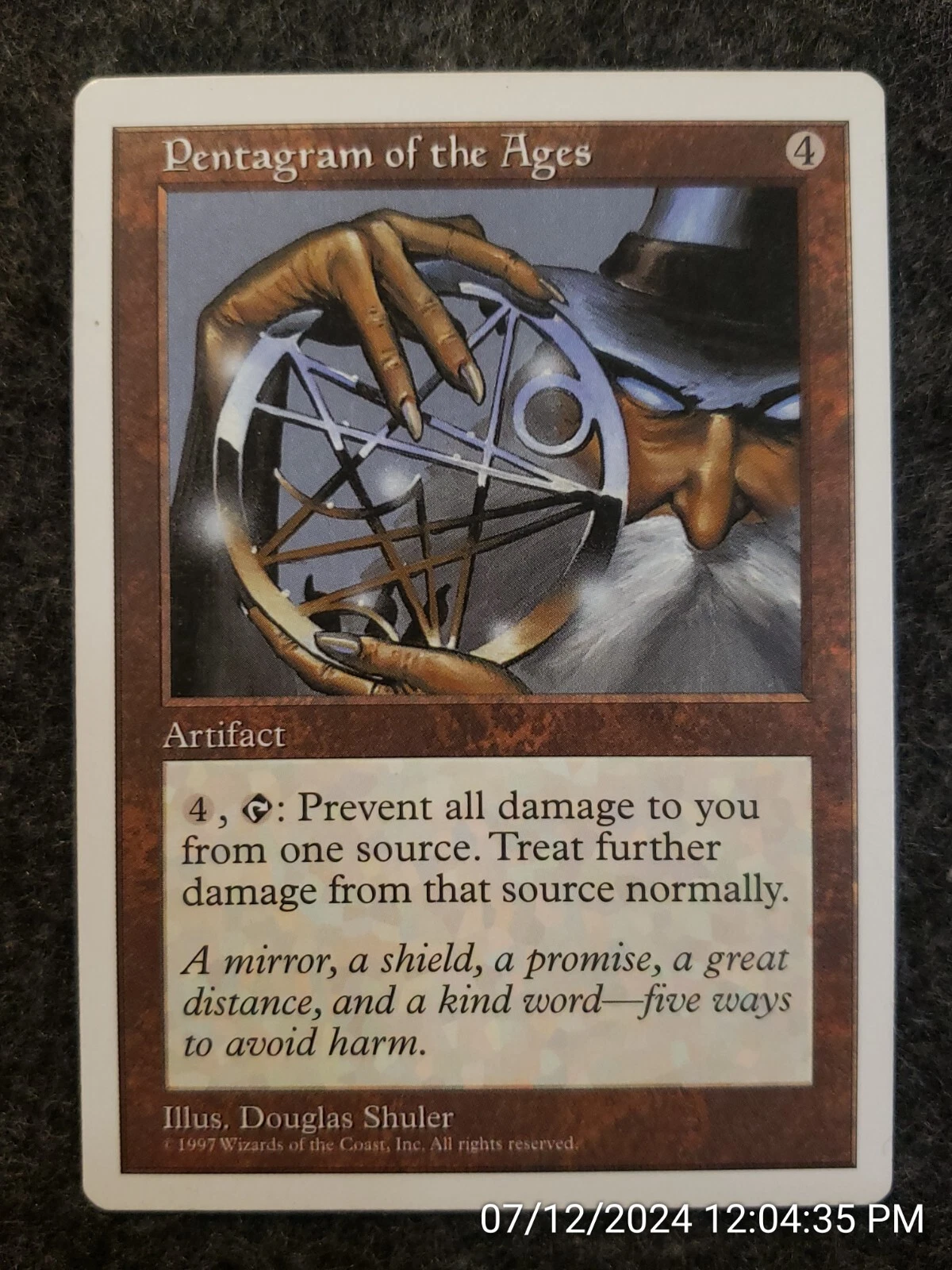 MTG 1x Pentagram of the Ages NM 5th Edition (NEVER PLAYED) Magic