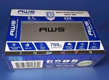 Báscula digital multiusos AWS MAX-700g 0,1 g legibilidad PLATEADA