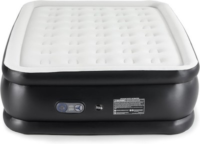 Sweetcrispy Weight Capacity 660 lbs Air Bed Mattress, 22'' Double Height, QUEEN