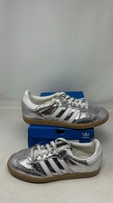 Adidas Samba OG "Cracked Silver Metallic  Colorway Women's Size 7.5 JR0035