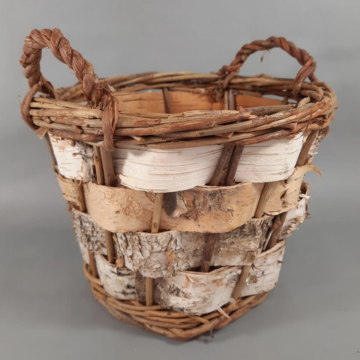 Birch Bark Basket In Collectible Baskets for sale | eBay