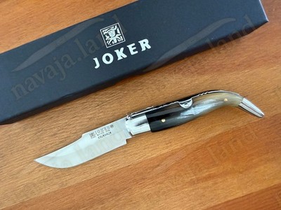 3.2” Joker Clásica Folding Knife Bull Horn Handle MOVA 1.4116