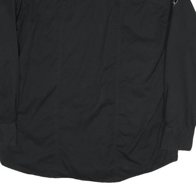 COOGI Mens Black Cotton Blend Shirt 2XL Long Sleeve Button Front