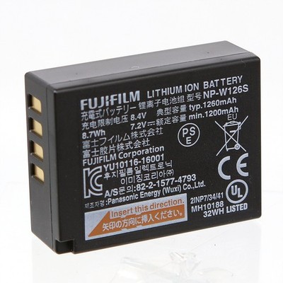 New Genuine Fujifilm NP-W126S Battery For X-E2 X-E3 X-E4 X-H1 X-S10 X-T1 X-T2