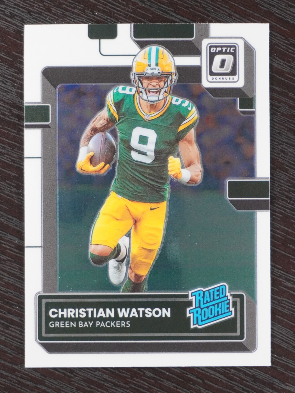 2022 Donruss Optic Christian Watson Rated Rookie #219 Packers