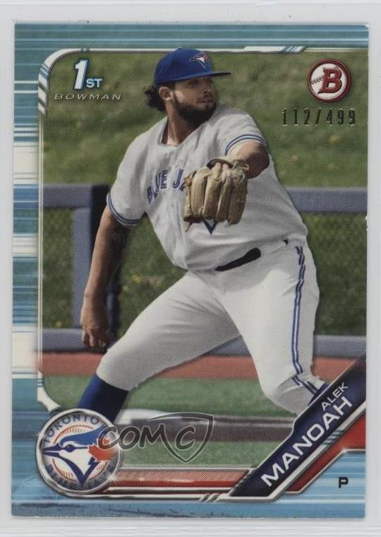 2019 Bowman Draft Sky Blue 112/499 Alek Manoah #BD-3 1kh7